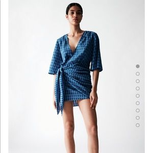 Zara double breasted mini dress